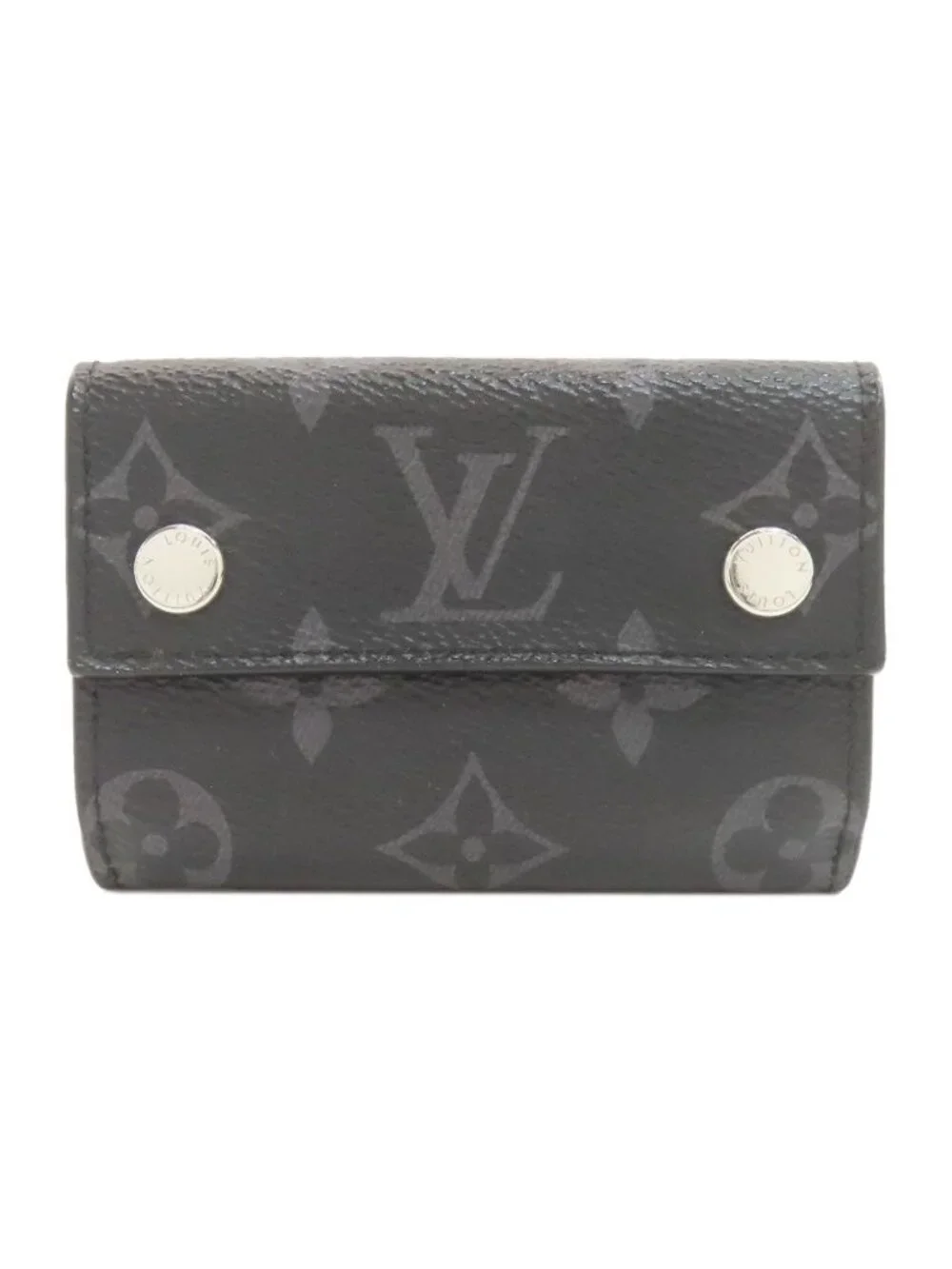 Louis Vuitton Discovery Compact Wallet Trifold Monogram Eclipse